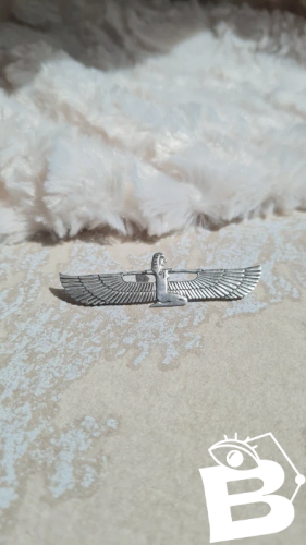 Broche en argent déesse égyptienne