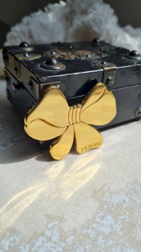 Broche (Femme) Arthus Bertrand- broche nœud doré
