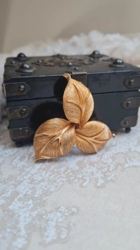 Broche feuilles- Orena - vintage - Broche orena