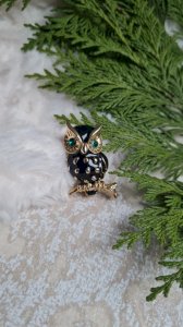 Vintage Owl Brooch