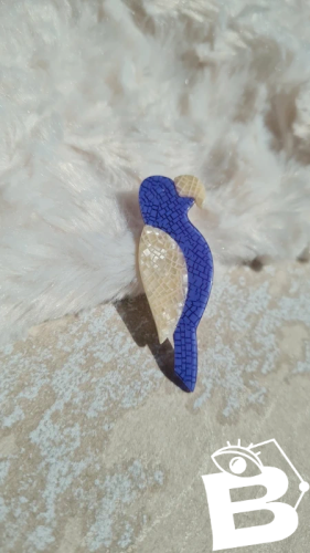 Broche Léa Stein ( perroquet )