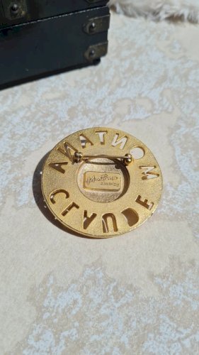 Broche Montana Claude parfums vintage