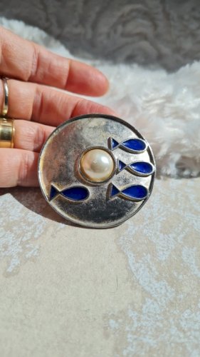 Broche Orena poissons vintage