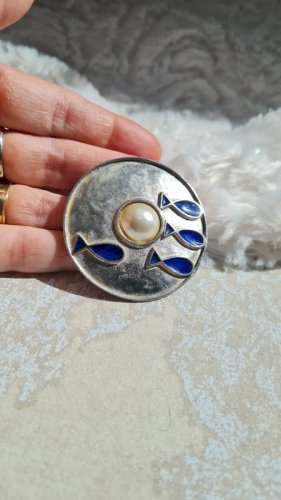 Broche Orena poissons vintage