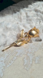Broche oversize rose magnifique