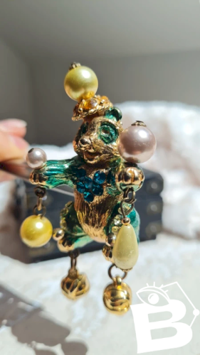 Broche Rare vintage Signée Jacky de G années 70