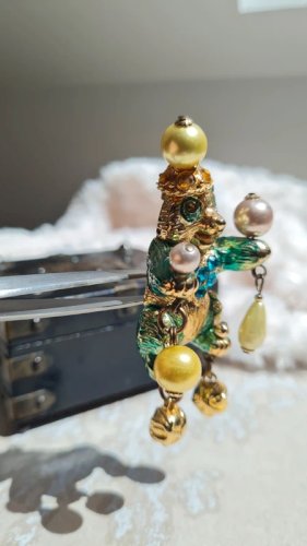 Broche Rare vintage Signée Jacky de G années 70