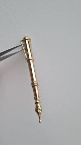 Broche stylo Agatha vintage