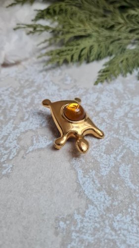 Broche tortue Inès de la Fressange