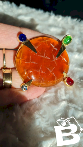 Broche Vintage  Daum (Hilton Mc Connico & Daum )