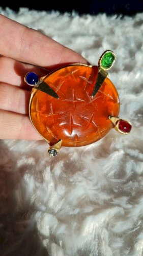 Broche Vintage  Daum (Hilton Mc Connico & Daum )