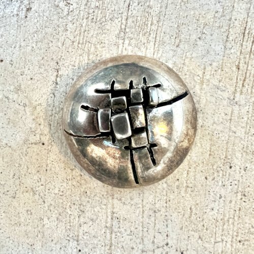 Broche vintage design argent massif Sydney Caron vintage