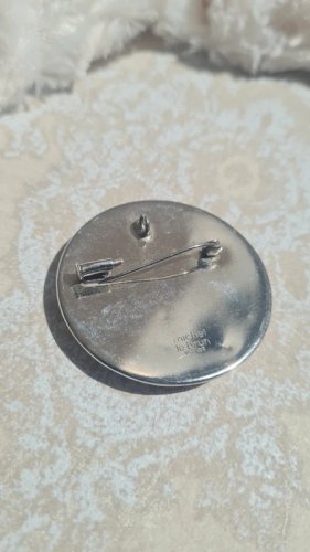 Broche vintage émaillée Michel Le Brun