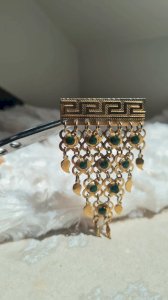 Broche vintage grecque - broche articulée fantaisie- broche orientale