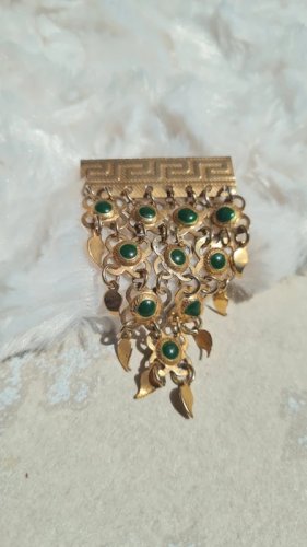 Broche vintage grecque - broche articulée fantaisie- broche orientale