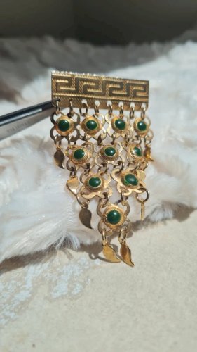 Broche vintage grecque - broche articulée fantaisie- broche orientale