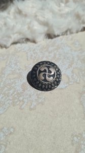 Broche  vintage ORITZA bijou Basque