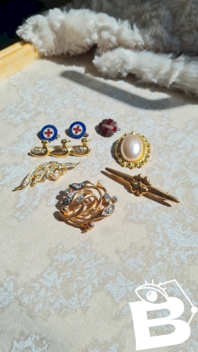 Broches lot vintage