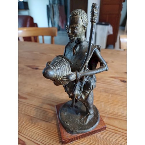 Bronze Africain  Personnage du Bénin 