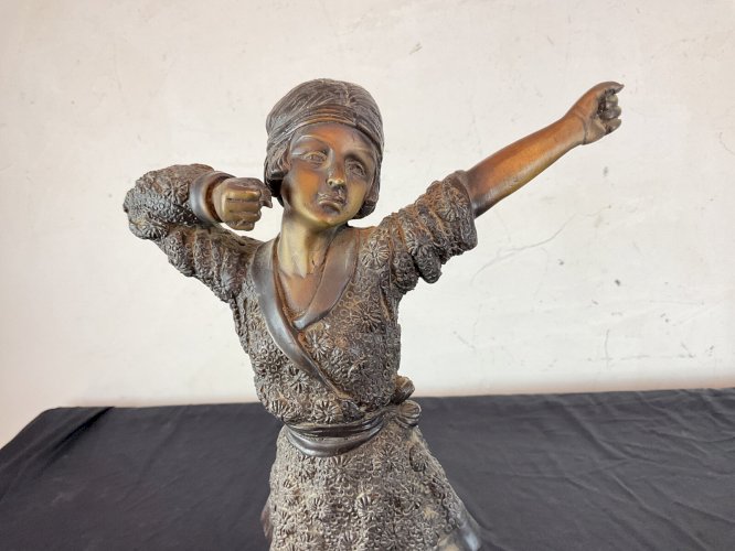 bronze art nouveau , art déco de Pierre Chenet