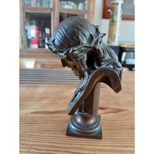 Bronze Christ  par J.Clessinger Rome 1858 Barbedienne