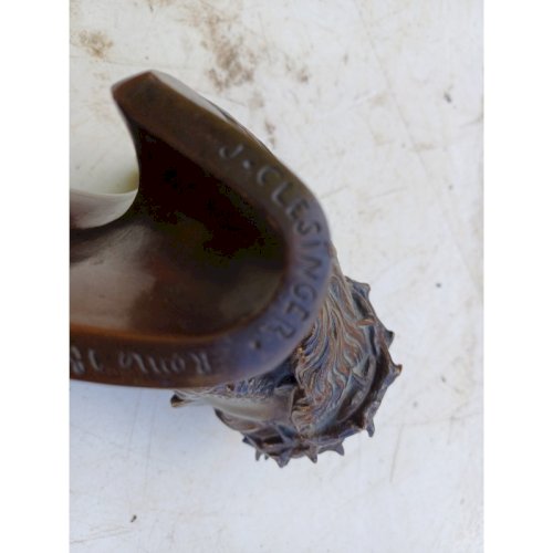 Bronze Christ  par J.Clessinger Rome 1858 Barbedienne