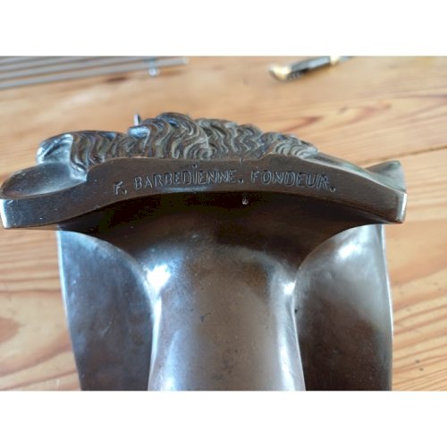 Bronze Christ  par J.Clessinger Rome 1858 Barbedienne