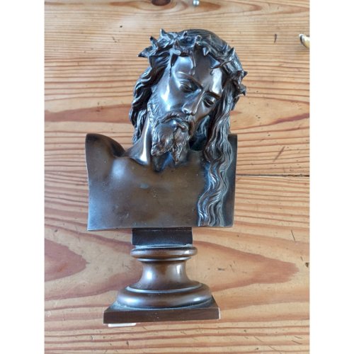 Bronze Christ  par J.Clessinger Rome 1858 Barbedienne