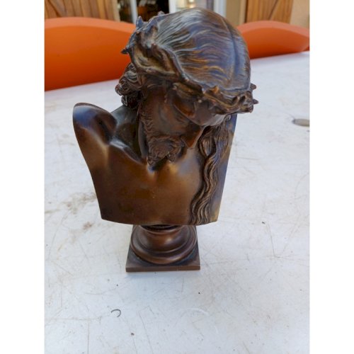 Bronze Christ  par J.Clessinger Rome 1858 Barbedienne