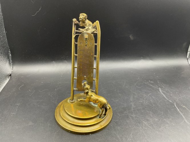 Bronze De Vienne animalier chien et singes école Autrichienne  Bergmann .