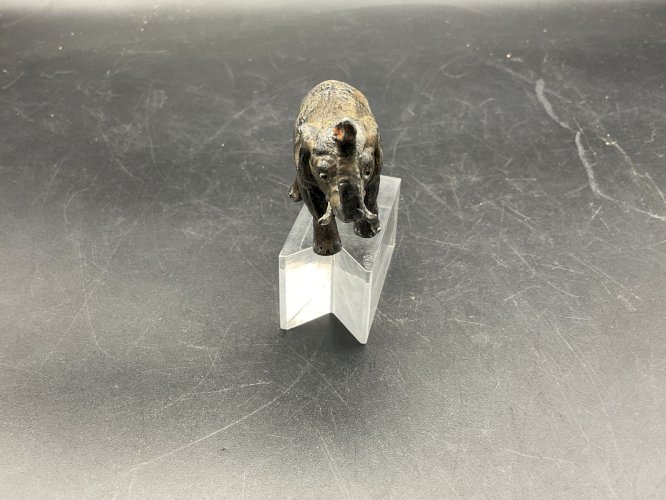 bronze de Vienne dlg Franz Bergmann , éléphant Plomb de Nuremberg .