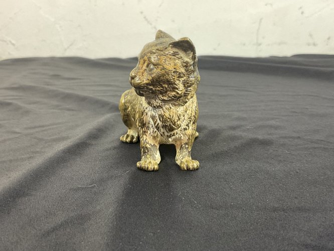 Bronze de Vienne  GESCHÜTZT  gros Chat , Chaton .