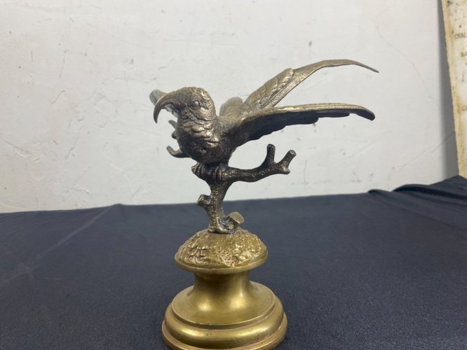 Bronze de vienne oiseaux  Frégate d’Andrews  XIXEME