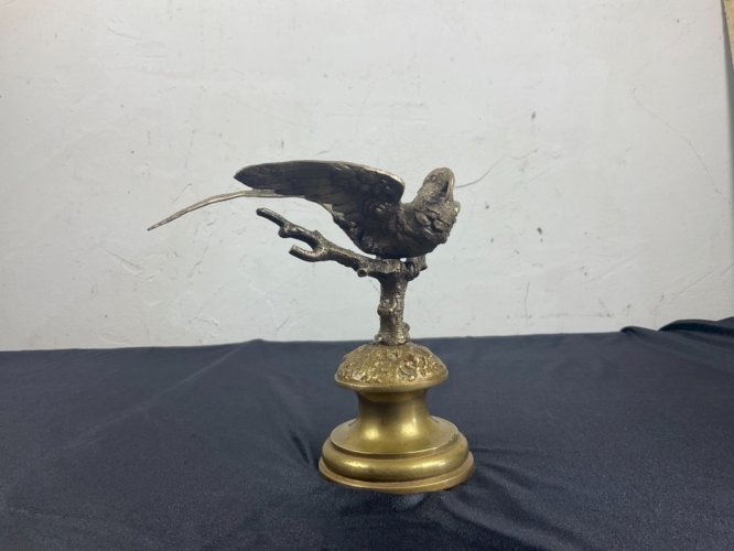 Bronze de vienne oiseaux  Frégate d’Andrews  XIXEME