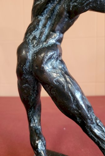 Bronze original de Damien HERMELLIN : Danseur en bleu [Serge Peretti]
