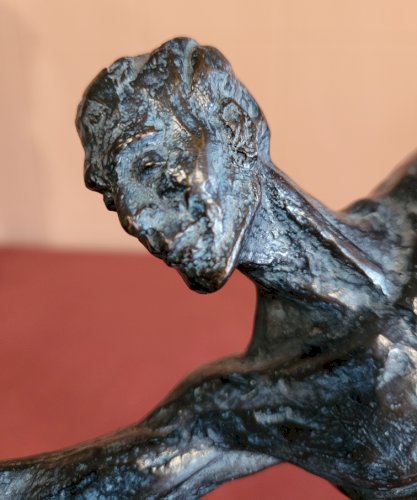 Bronze original de Damien HERMELLIN : Danseur en bleu [Serge Peretti]