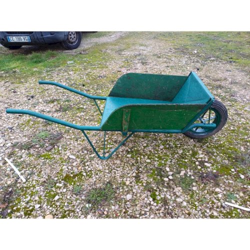 Brouette Fer et Bois des Années 50