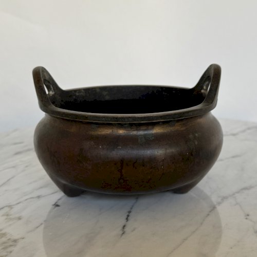 Brûle-parfum en bronze Chine ou Vietnam XIXe M4042