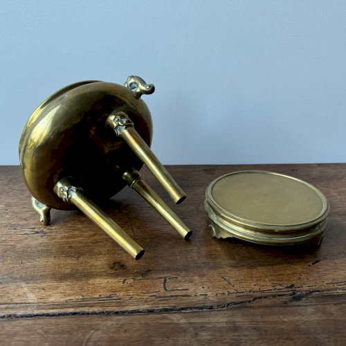 Brûle-parfum en bronze Vietnam pied tripode début XXe M3525
