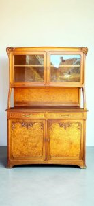Art Nouveau two-body buffet, Nancy School, 1900