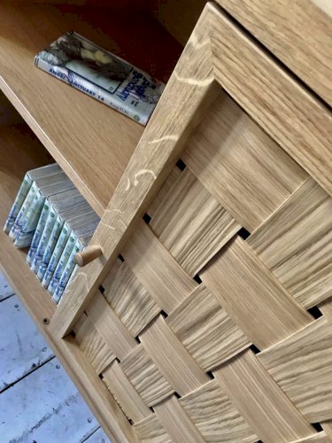 Buffet 2 portes chêne tressé, lupin chêne LA REDOUTE INTERIEURS