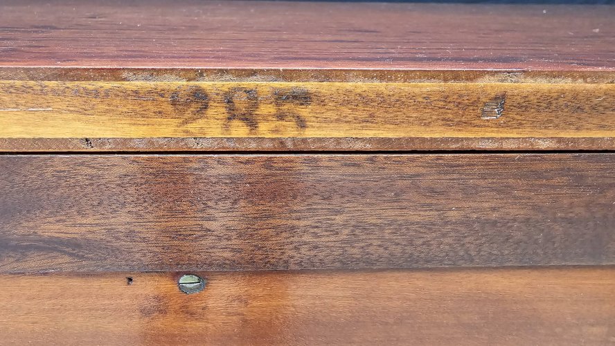 Buffet Art Déco de Saddier & Fils en palissandre massif et placage