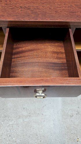 Buffet Art Déco de Saddier & Fils en palissandre massif et placage
