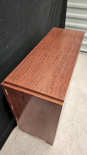 Buffet Art Déco de Saddier & Fils en palissandre massif et placage
