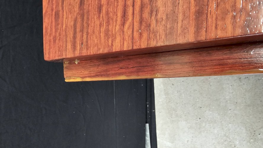 Buffet Art Déco de Saddier & Fils en palissandre massif et placage