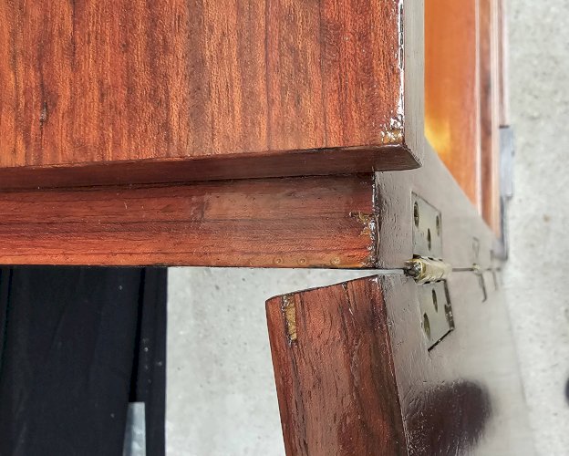 Buffet Art Déco de Saddier & Fils en palissandre massif et placage