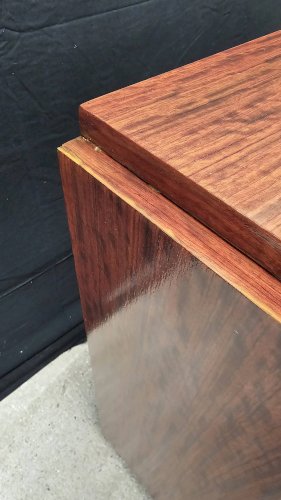 Buffet Art Déco de Saddier & Fils en palissandre massif et placage