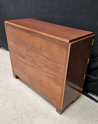 Buffet Art Déco de Saddier & Fils en palissandre massif et placage