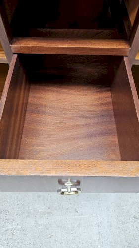 Buffet Art Déco de Saddier & Fils en palissandre massif et placage