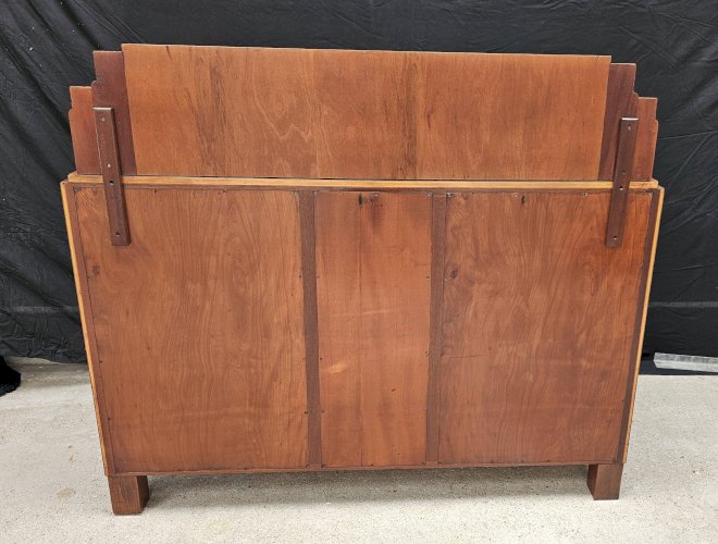 Buffet Art Déco de Saddier & Fils en palissandre massif et placage